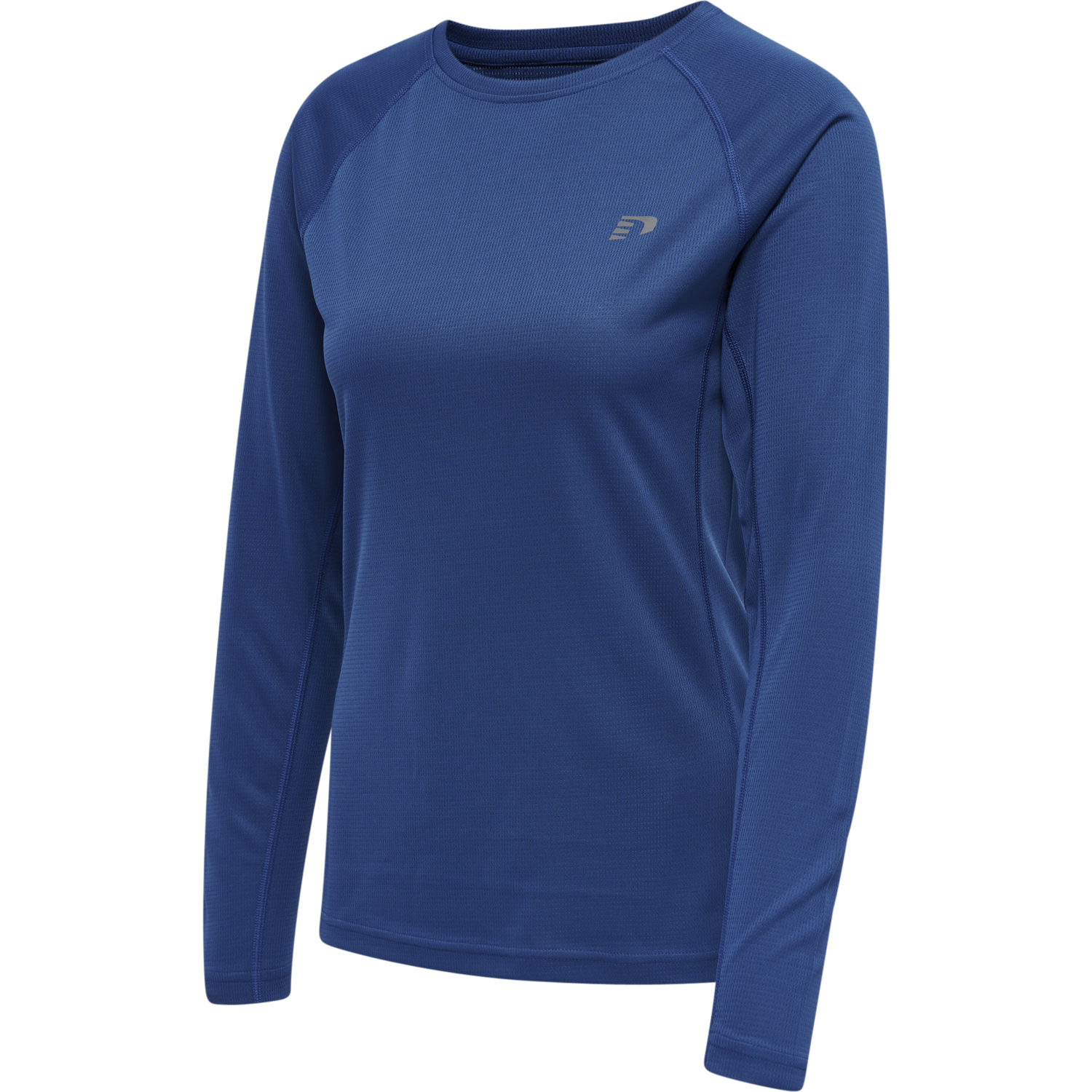WOMEN CORE RUNNING T-SHIRT L/S, TRUE BLUE, packshot