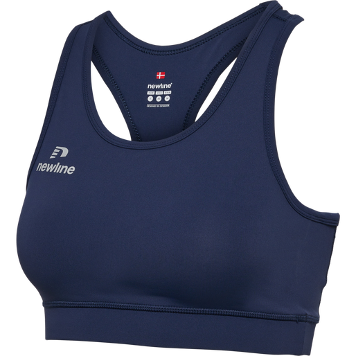 WOMEN'S ATHLETIC TOP, BLACK IRIS, packshot