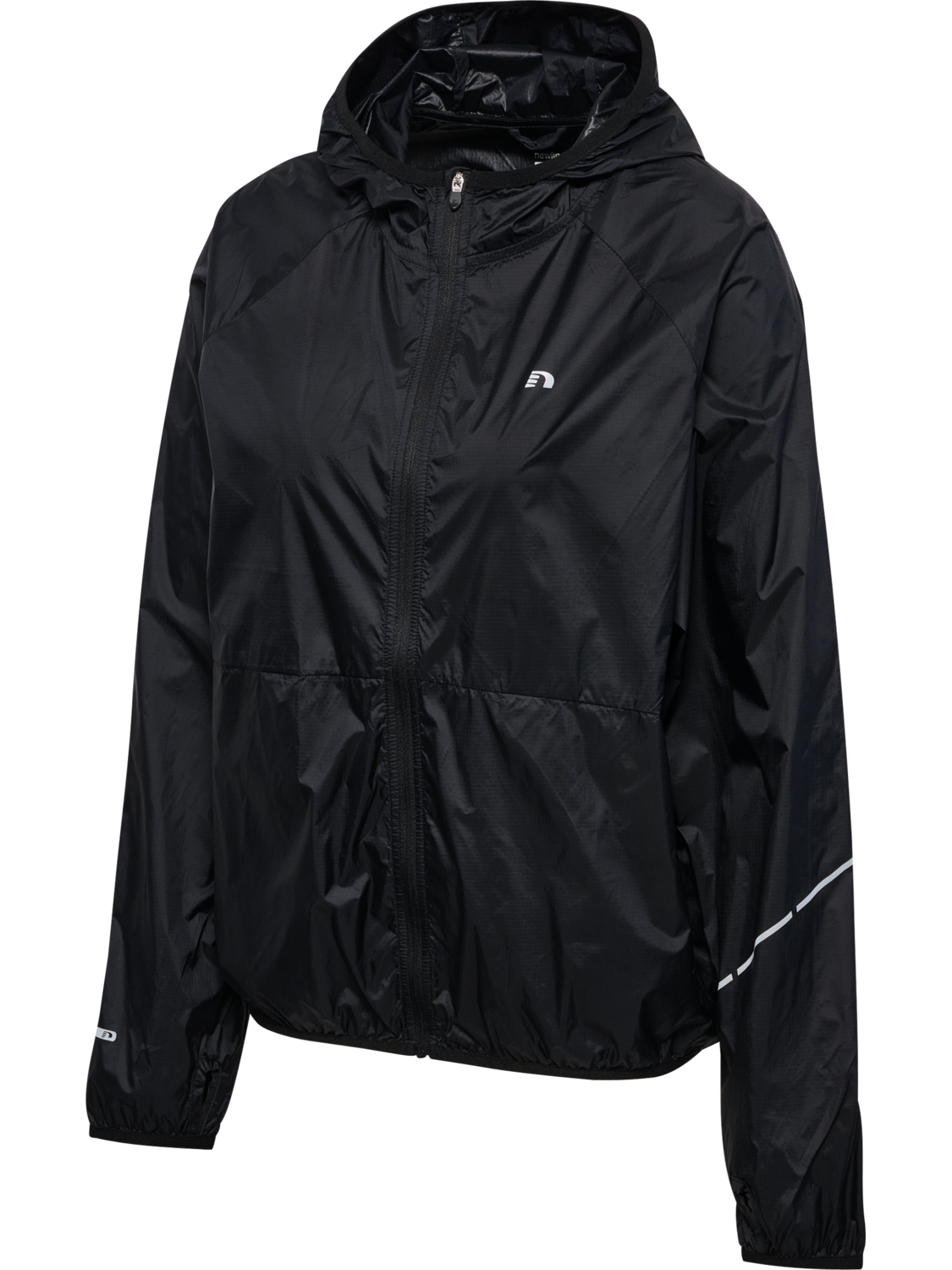 nwlLUNAR W WINDBREAKER, BLACK, packshot