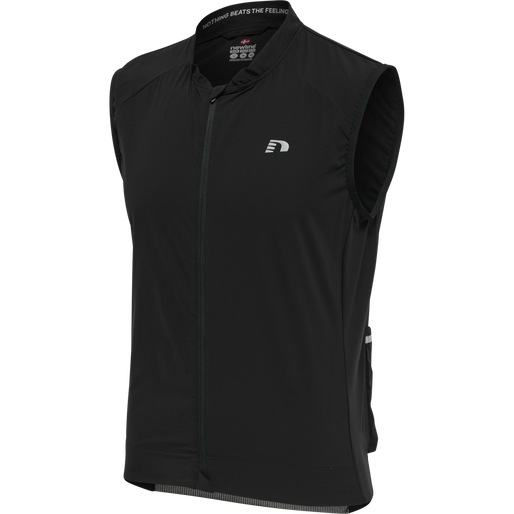 MENS CORE BIKE GILET, BLACK, packshot
