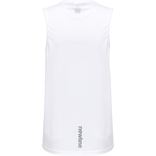 MEN CORE RUNNING SINGLET, WHITE, packshot