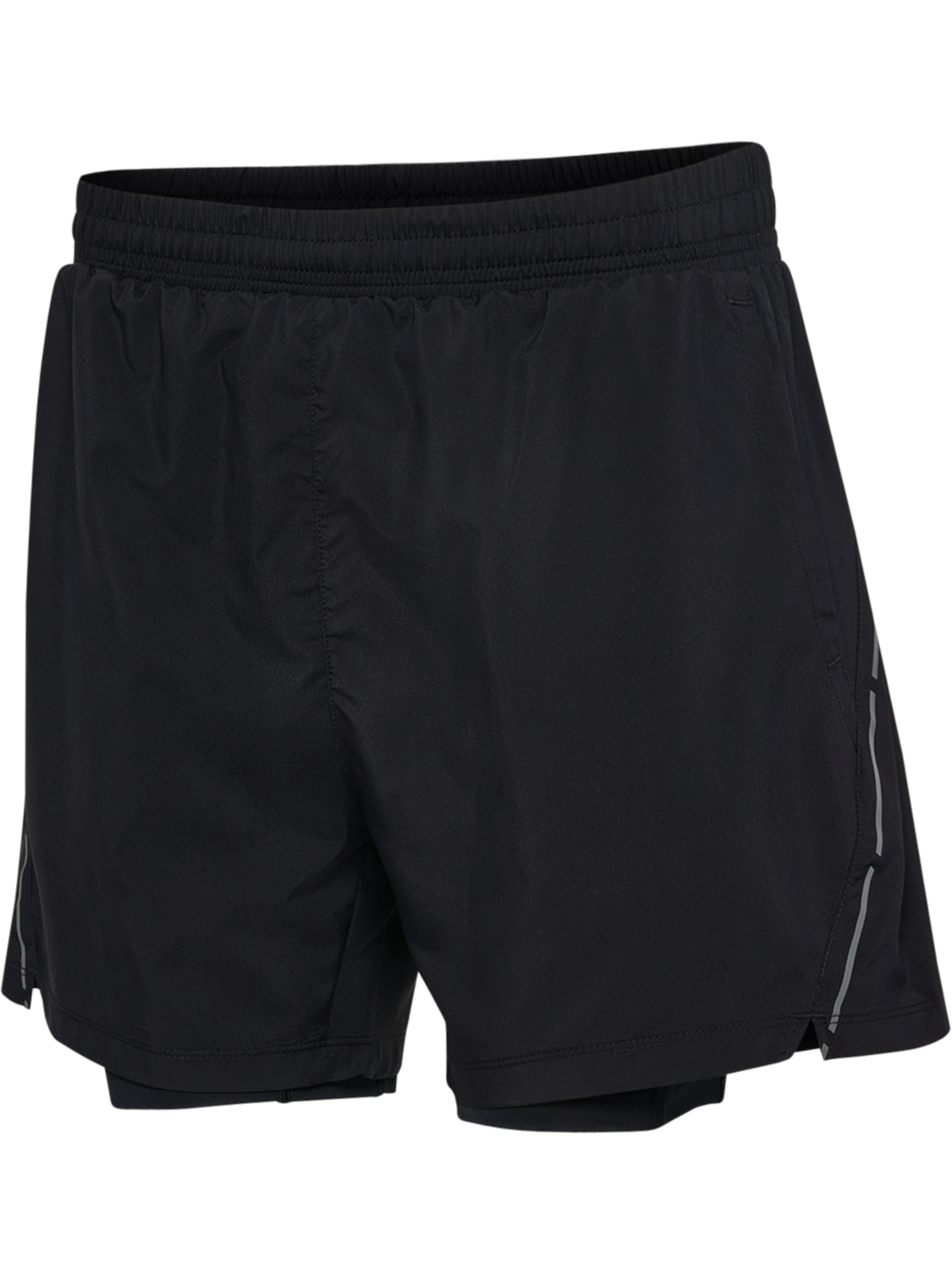 nwlFAST 2IN1 W SHORTS, BLACK, packshot