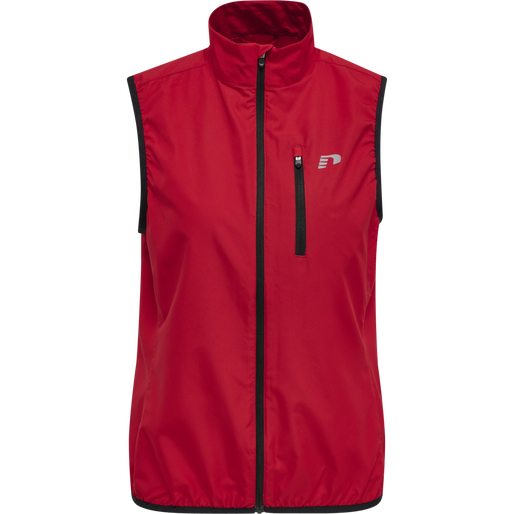 WOMEN'S CORE GILET, TANGO RED, packshot