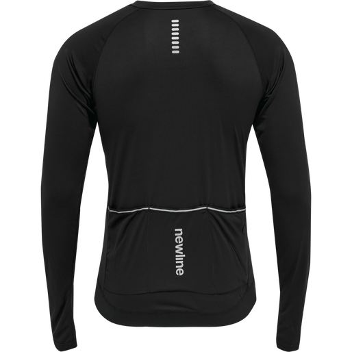 MENS CORE BIKE L/S JERSEY, BLACK, packshot