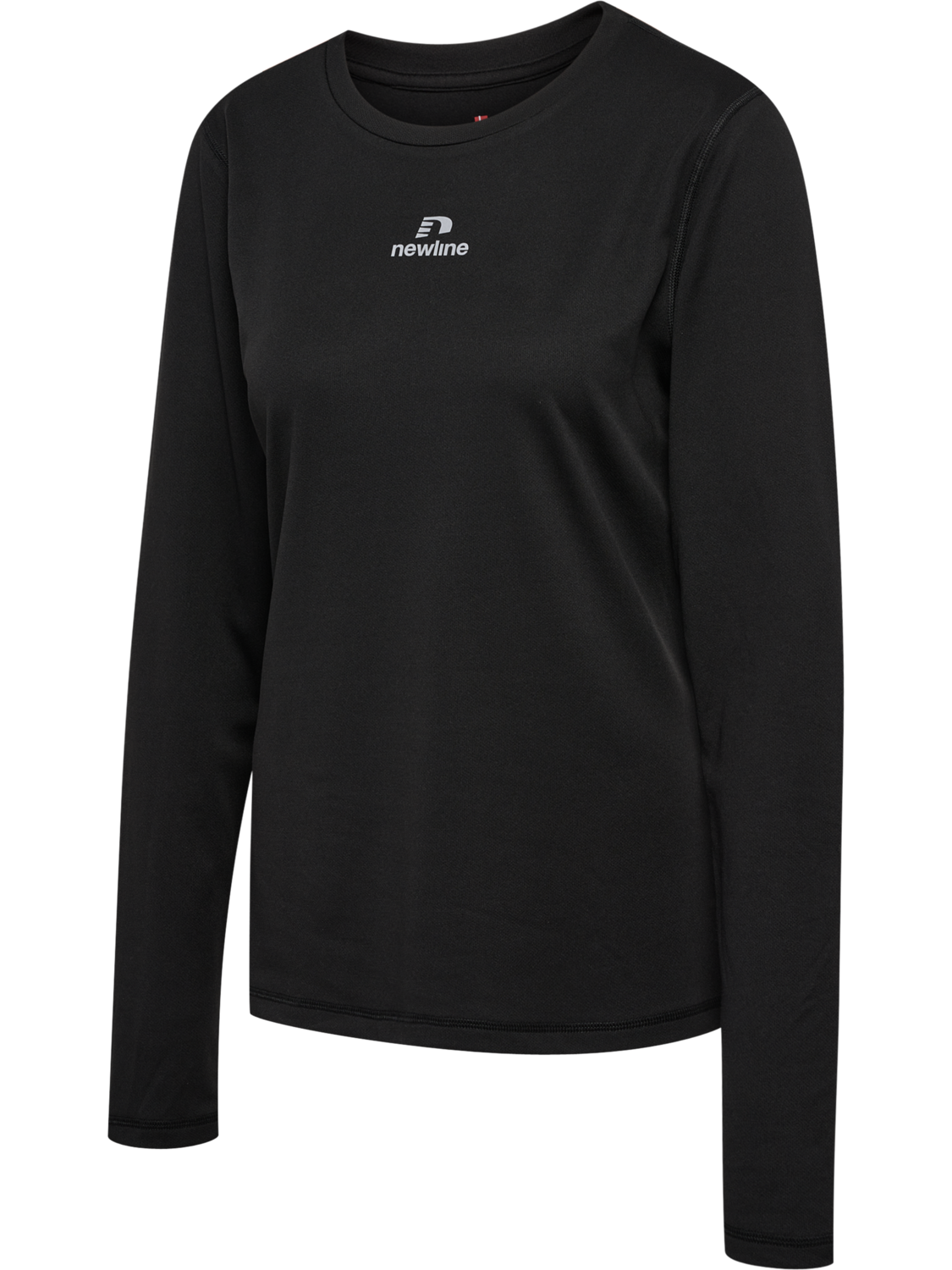 nwlBEAT POLY LS TEE WOMAN, BLACK, packshot