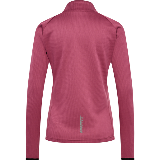 nwlPHOENIX 1/2 ZIP L/S WOMAN, DRY ROSE, packshot