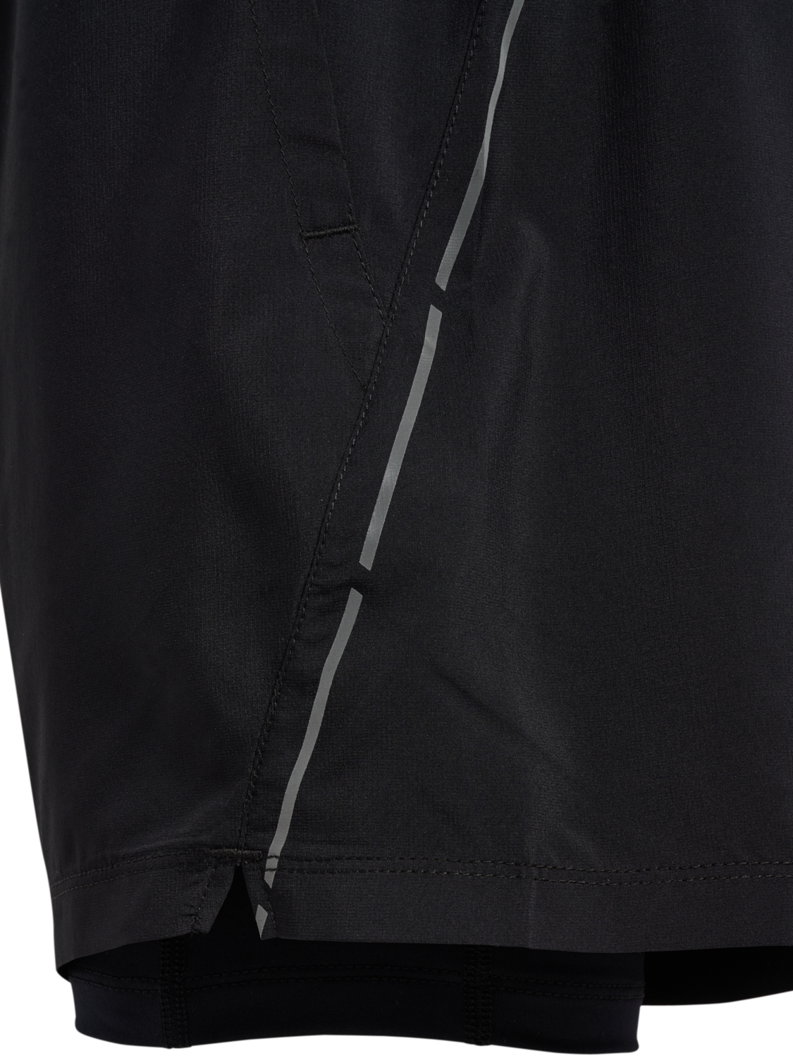 nwlFAST 2IN1 W SHORTS, BLACK, packshot