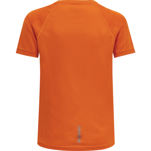 KIDS CORE RUNNING T-SHIRT S/S, ORANGE TIGER, packshot