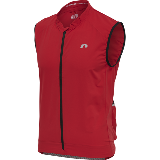 MENS CORE BIKE GILET, TANGO RED, packshot