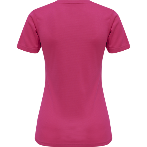 WOMEN CORE FUNCTIONAL T-SHIRT S/S, PINK PEACOCK, packshot