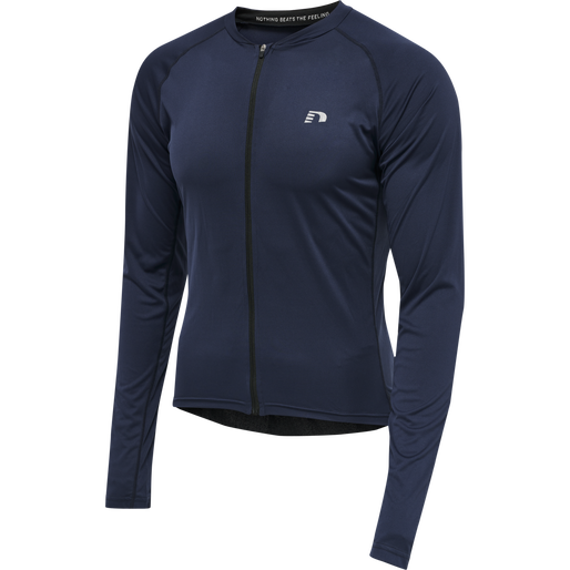 MENS CORE BIKE L/S JERSEY, BLACK IRIS, packshot