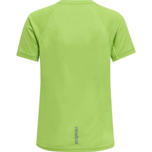 KIDS CORE RUNNING T-SHIRT S/S, GREEN FLASH, packshot