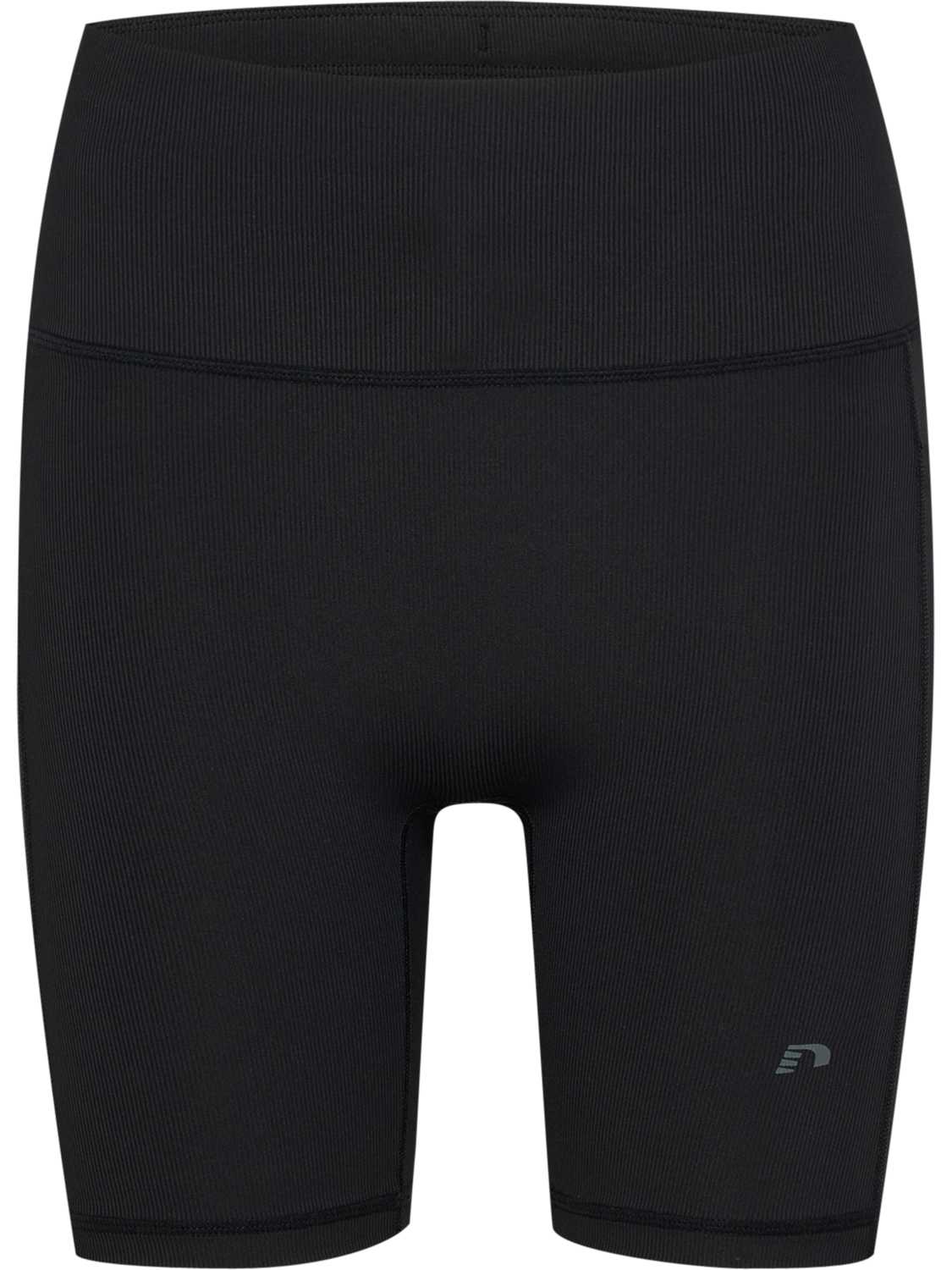nwlECLIPSE RIB SHORT TIGHTS, BLACK, packshot