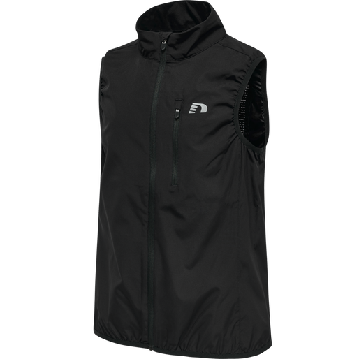 KIDS CORE GILET, BLACK, packshot