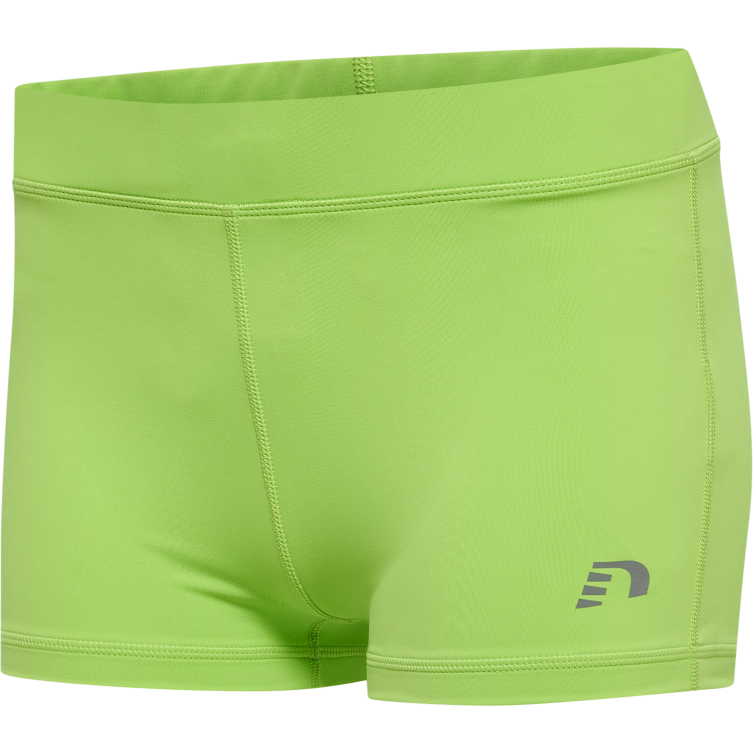 WOMEN CORE ATHLETIC HOTPANTS, GREEN FLASH, packshot