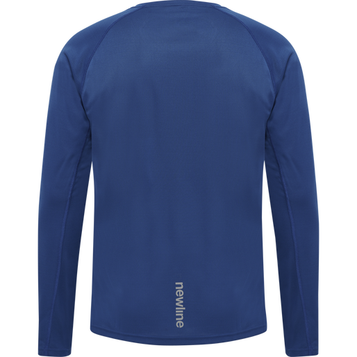 MEN CORE RUNNING T-SHIRT L/S, TRUE BLUE MEN CORE RUNNING T-SHIRT L/S, TRUE BLUE, packshot