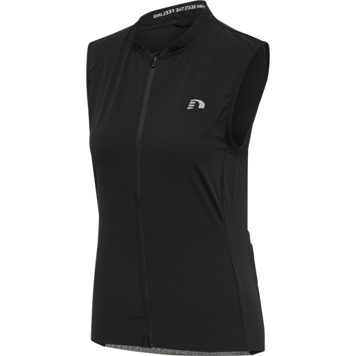 WOMENS CORE BIKE GILET, BLACK, packshot