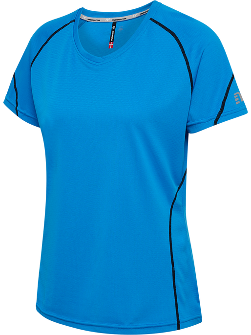 BASE COOLSKIN TEE, BLUE BASE COOLSKIN TEE, BLUE, packshot
