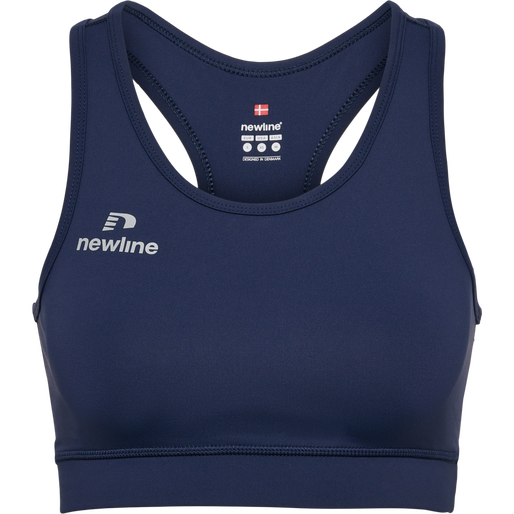 WOMEN'S ATHLETIC TOP, BLACK IRIS, packshot