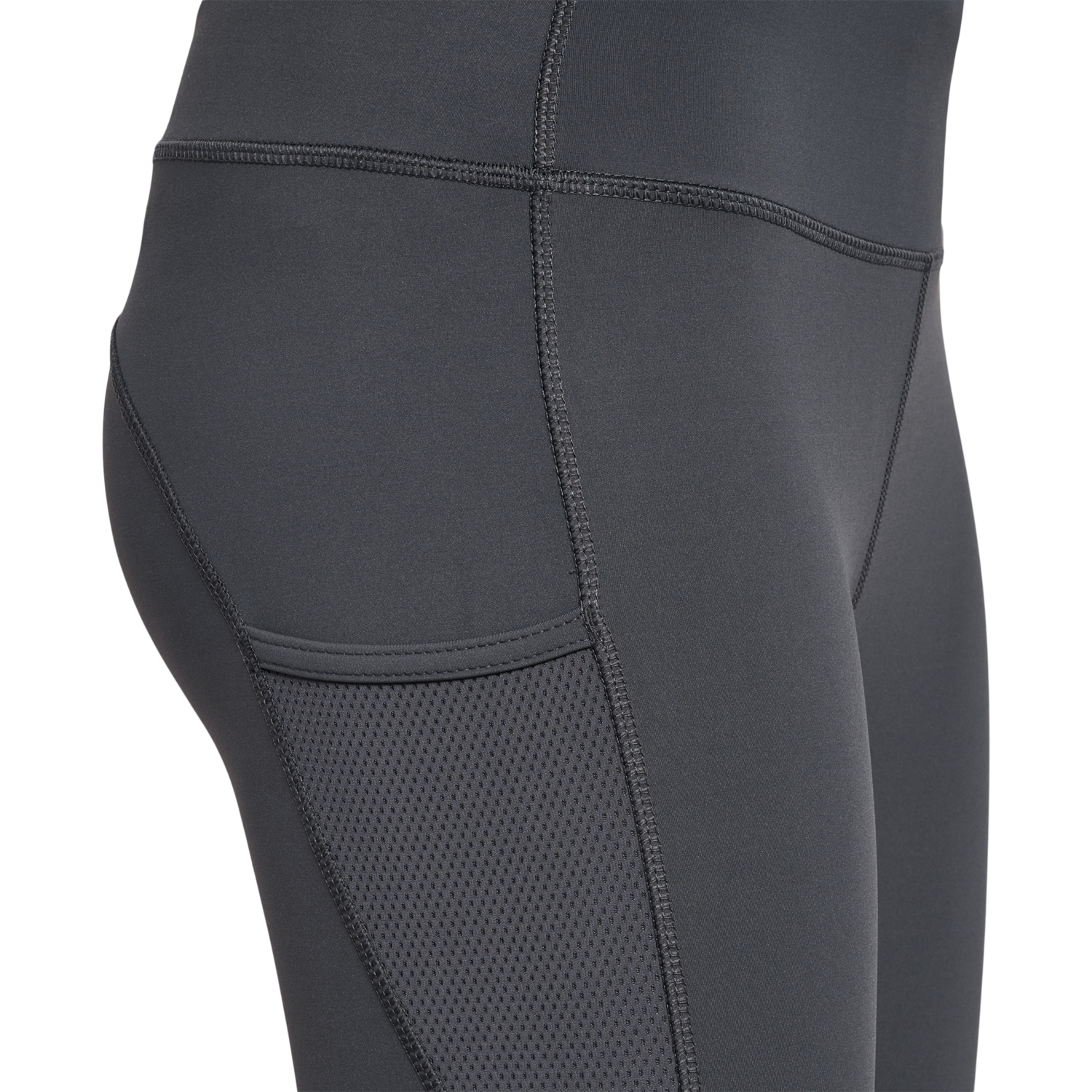 WOMEN HW LONG TIGHTS, FORGED IRON, packshot