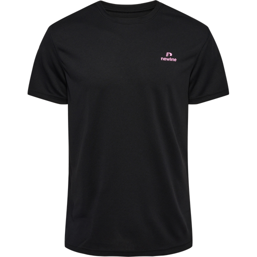 nwlSB S/S RUNNING TEE, BLACK, packshot