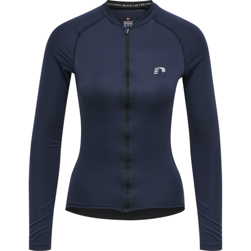 WOMENS CORE BIKE L/S JERSEY, BLACK IRIS WOMENS CORE BIKE L/S JERSEY, BLACK IRIS, packshot
