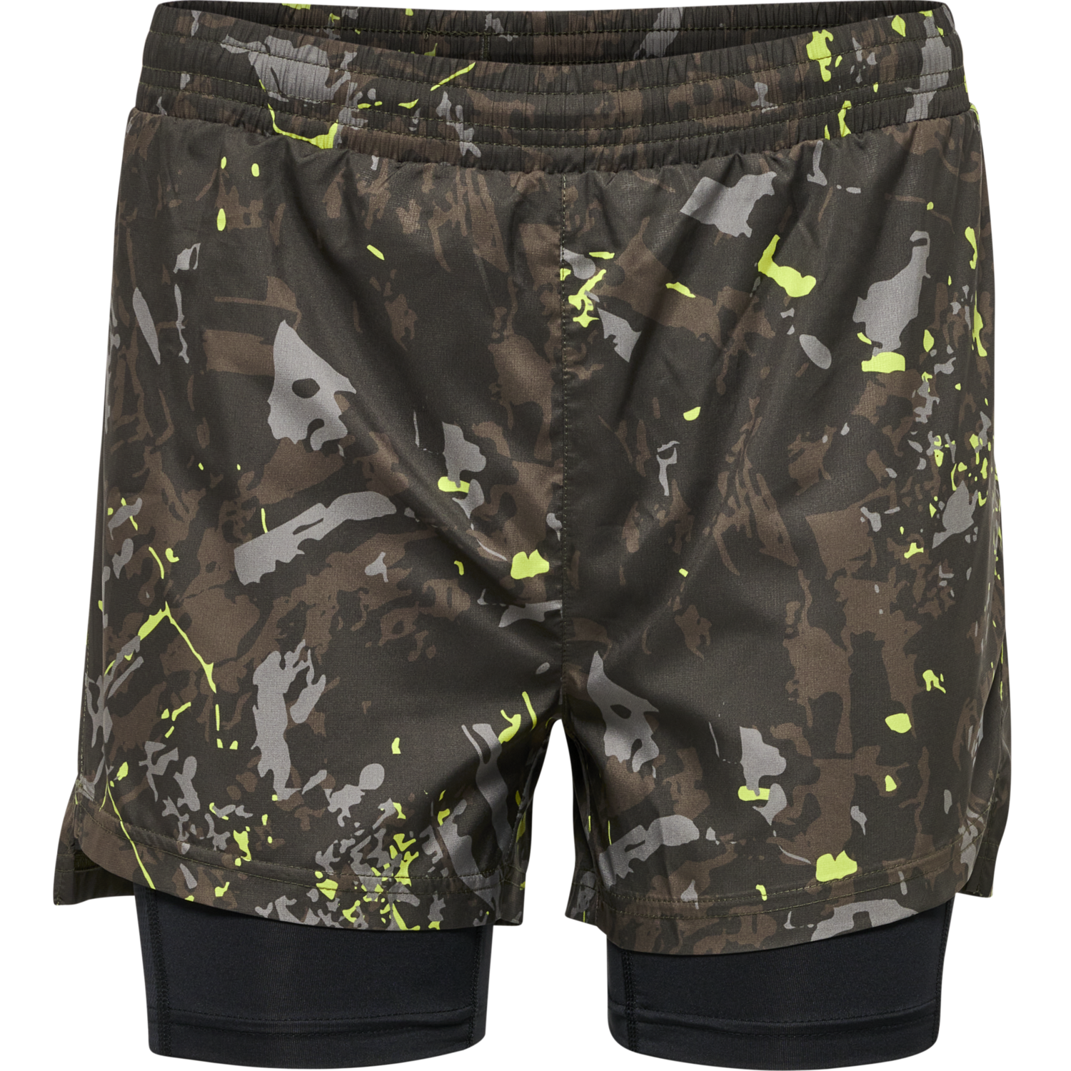 nwlKANSAS 2-IN-1 SHORTS female, TERRAIN AOP, packshot