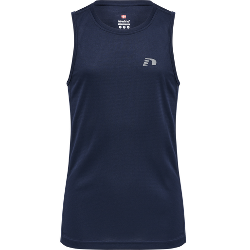 KIDS CORE RUNNING SINGLET, BLACK IRIS, packshot