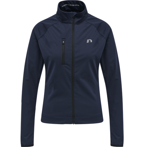 WOMENS CORE BIKE THERMAL JACKET, BLACK IRIS, packshot