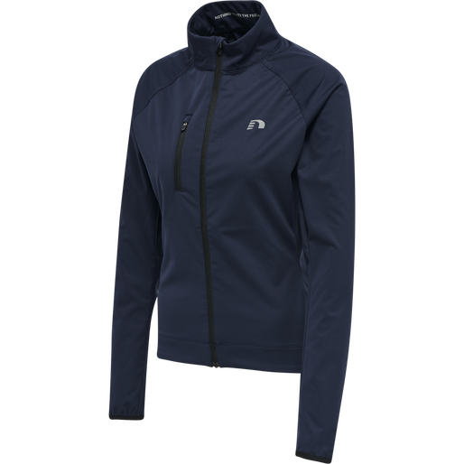 WOMENS CORE BIKE THERMAL JACKET, BLACK IRIS, packshot