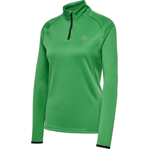 nwlPHOENIX 1/2 ZIP L/S WOMAN, MEDIUM GREEN, packshot