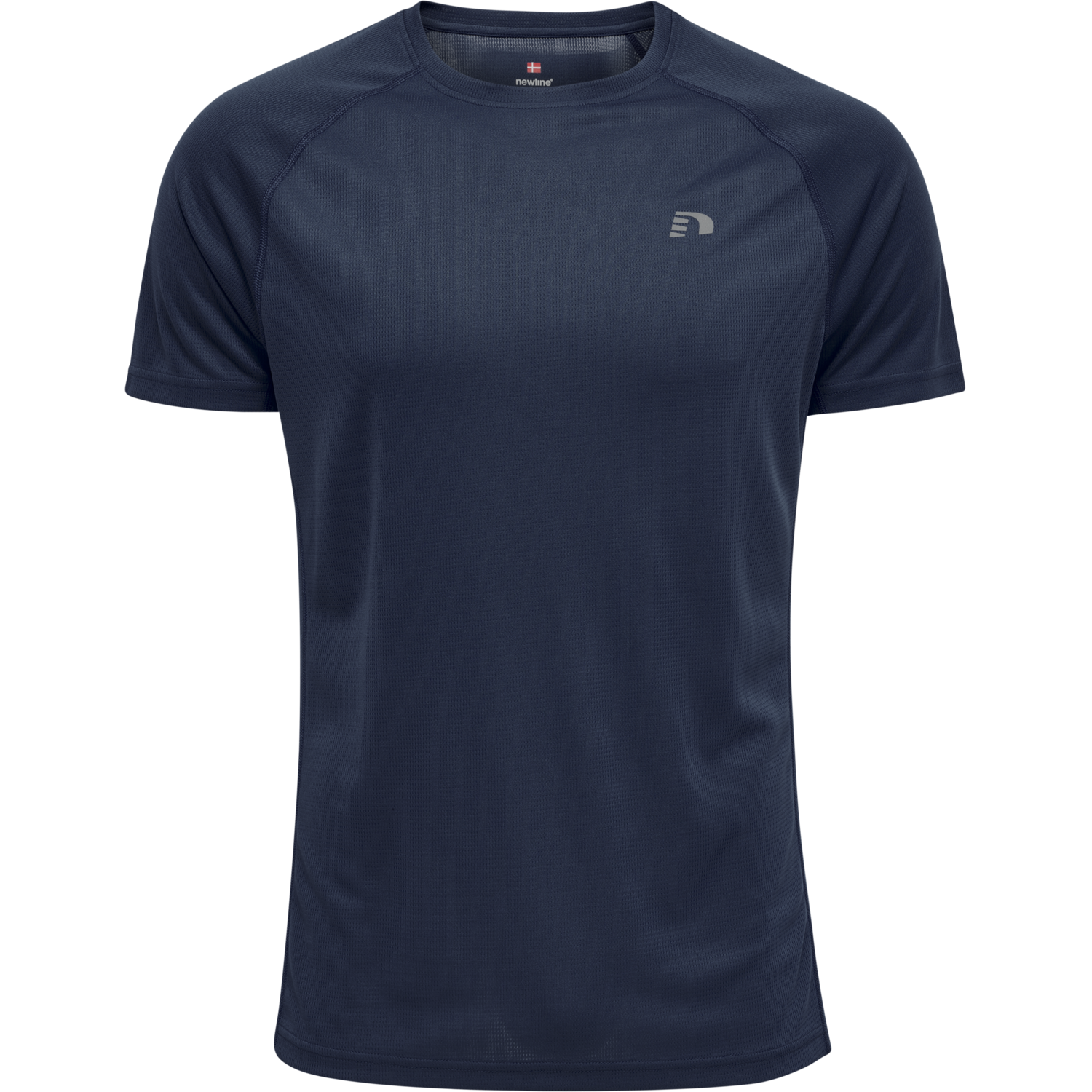 MEN CORE RUNNING T-SHIRT S/S, BLACK IRIS, packshot