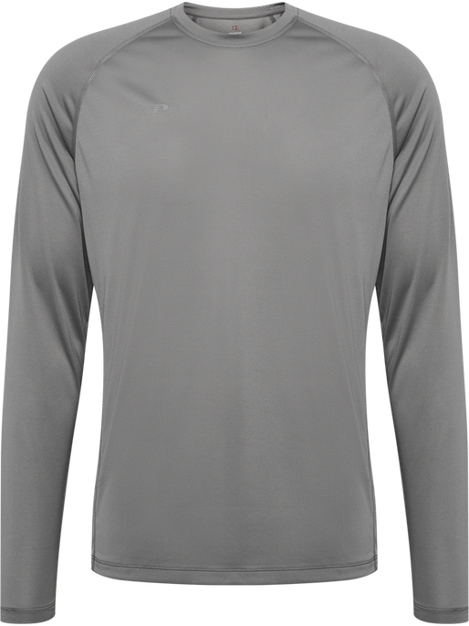 nwlBEAT T-SHIRT L/S, TITANIUM, packshot