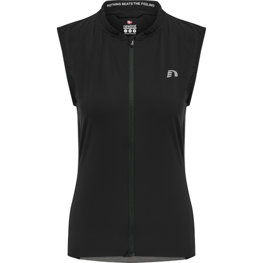 WOMENS CORE BIKE GILET, BLACK, packshot