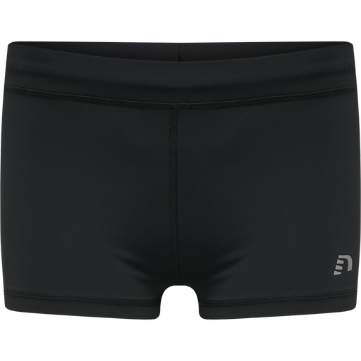 WOMEN CORE ATHLETIC HOTPANTS, BLACK, packshot