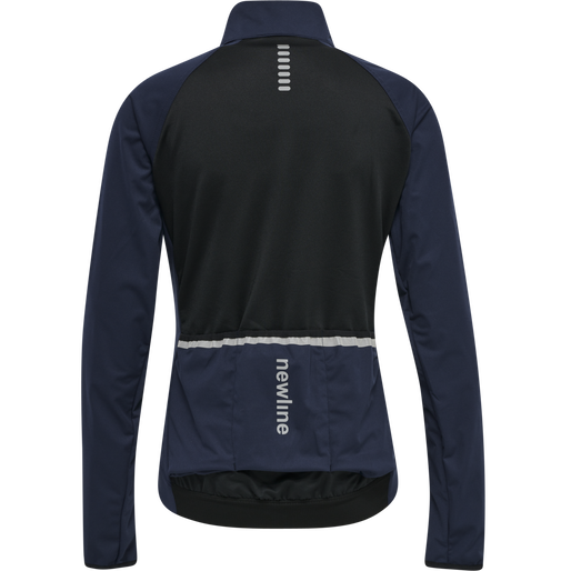 WOMENS CORE BIKE THERMAL JACKET, BLACK IRIS, packshot