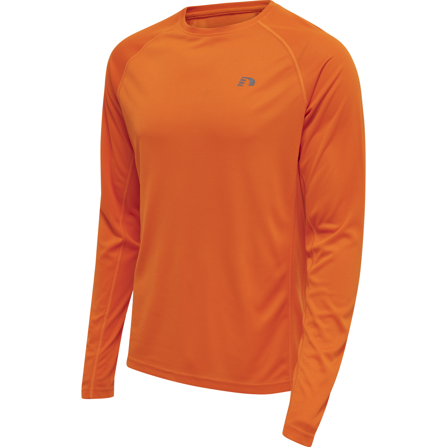 MEN CORE RUNNING T-SHIRT L/S, ORANGE TIGER, packshot