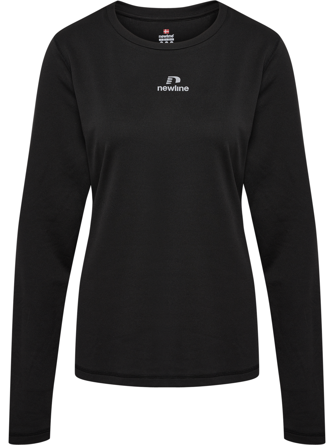 nwlBEAT POLY LS TEE WOMAN, BLACK, packshot