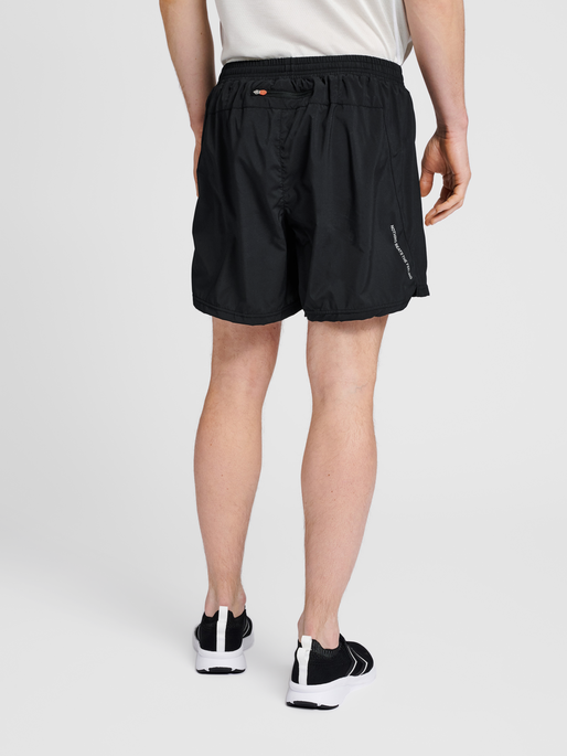 MEN RUNNING SHORTS, BLACK, model