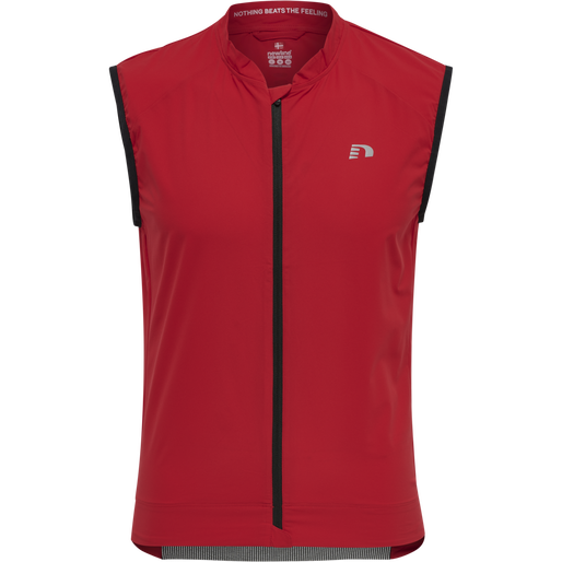 MENS CORE BIKE GILET, TANGO RED, packshot