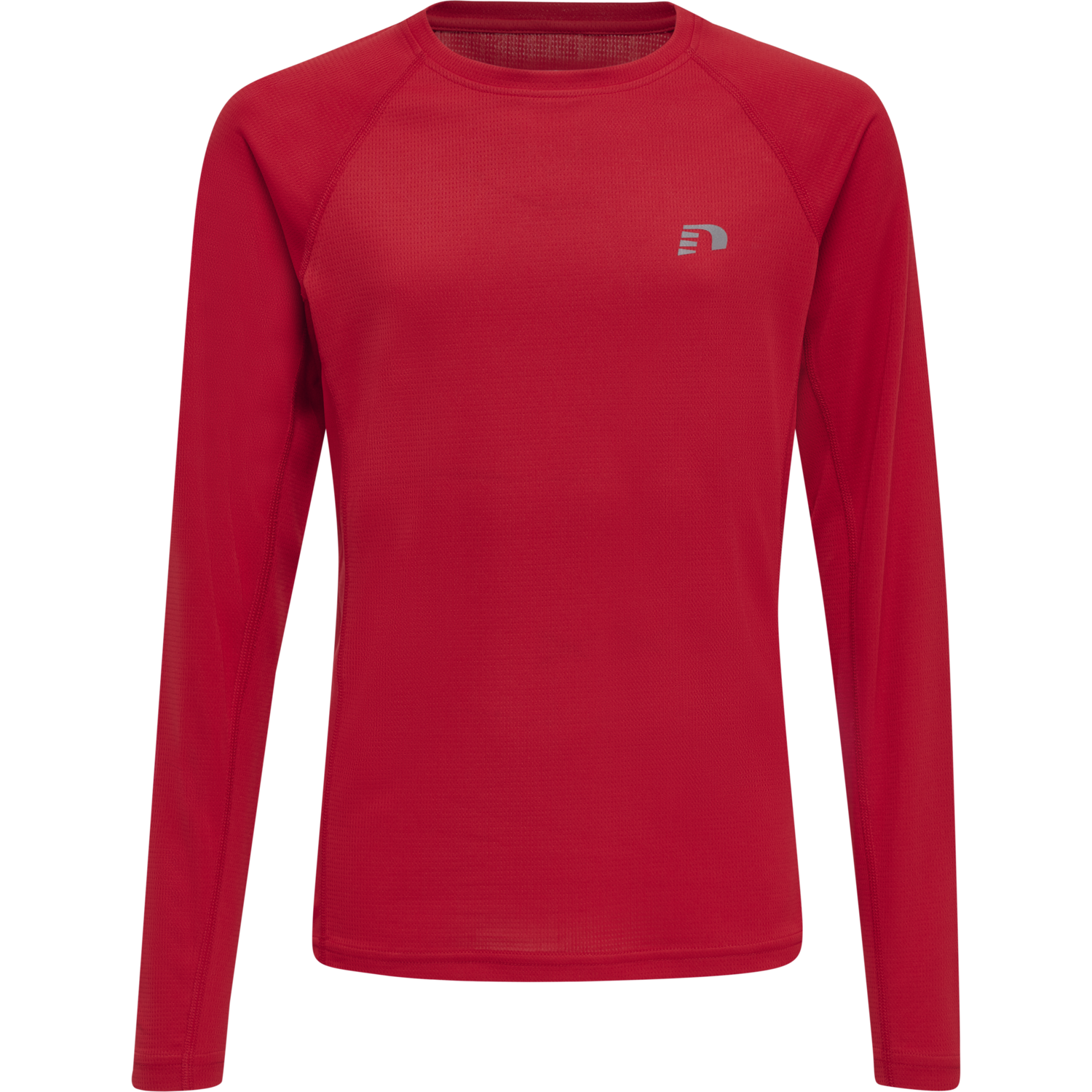KIDS CORE RUNNING T-SHIRT L/S, TANGO RED, packshot