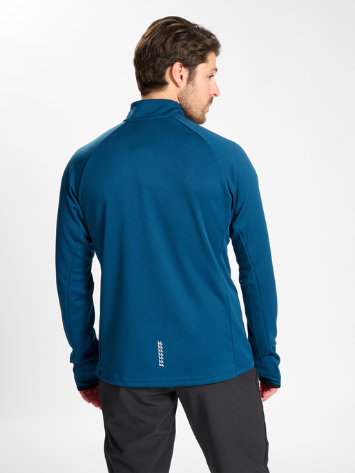 nwlPHOENIX 1/2 ZIP L/S male, MAJOLICA BLUE, model