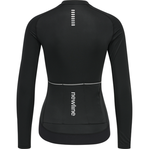 WOMENS CORE BIKE L/S JERSEY, BLACK, packshot