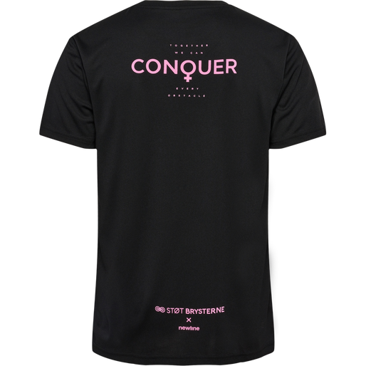 nwlSB S/S RUNNING TEE, BLACK, packshot