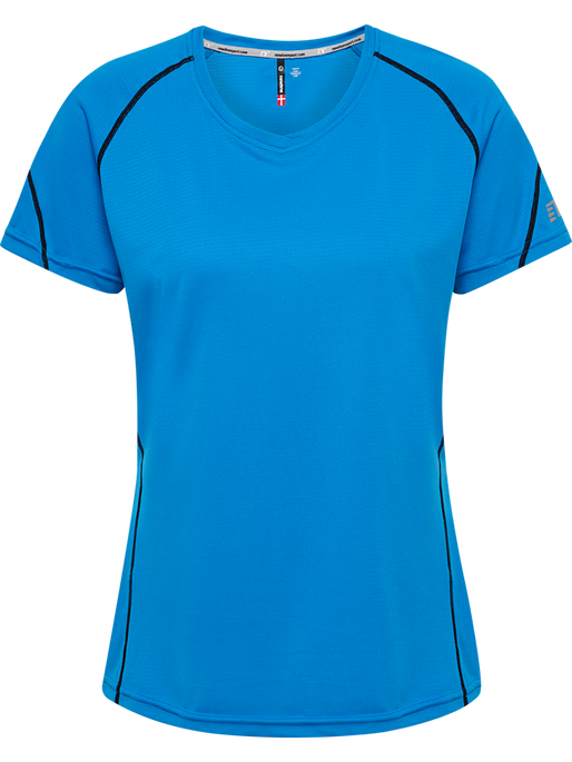 BASE COOLSKIN TEE, BLUE BASE COOLSKIN TEE, BLUE, packshot