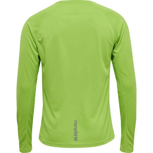 MEN CORE RUNNING T-SHIRT L/S, GREEN FLASH, packshot