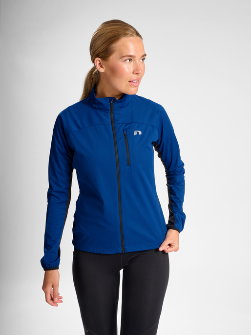 WOMEN'S CORE JACKET, TRUE BLUE, model