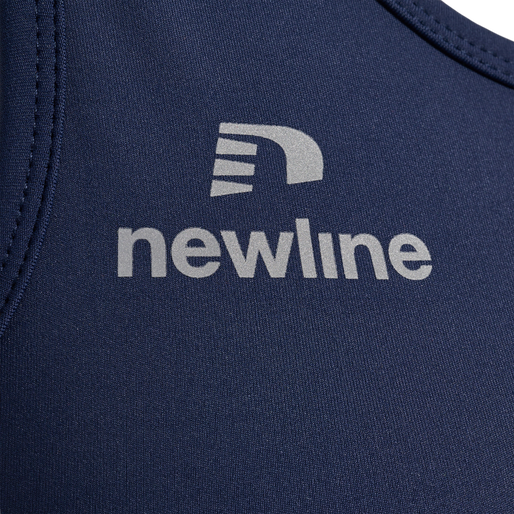 WOMEN'S ATHLETIC TOP, BLACK IRIS, packshot