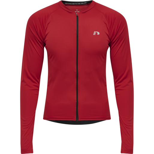 MENS CORE BIKE L/S JERSEY, TANGO RED, packshot