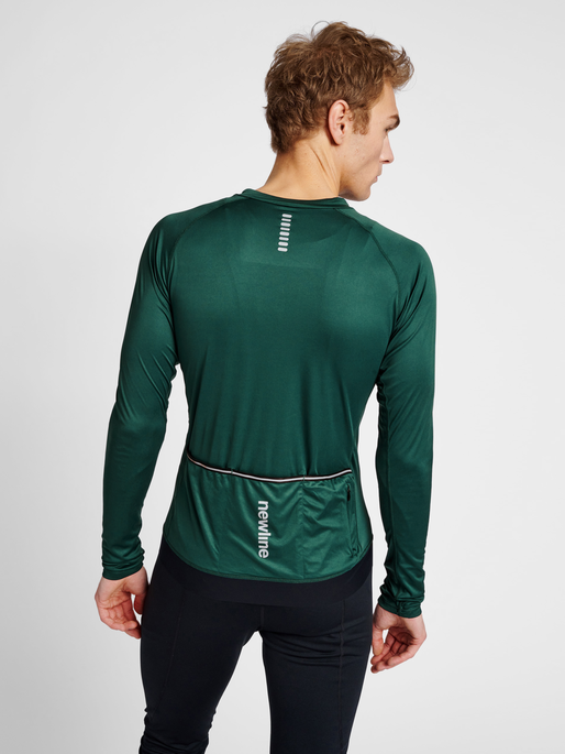 MENS CORE BIKE L/S JERSEY, SEA MOSS, model